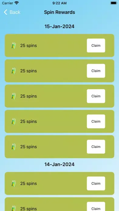 Daily Spin Link CM Spin Screenshots