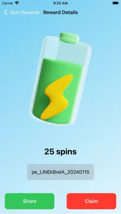 Daily Spin Link CM Spin Screenshots