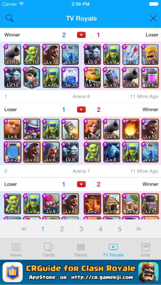 CRGuide for Clash Royale应用截图