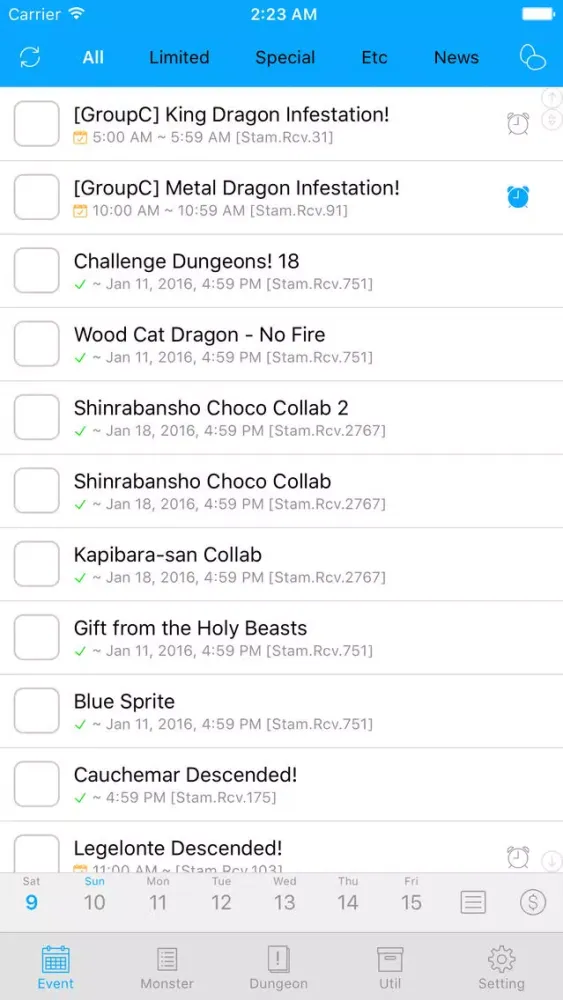 PadGuide for Puzzle & Dragons 스크린샷