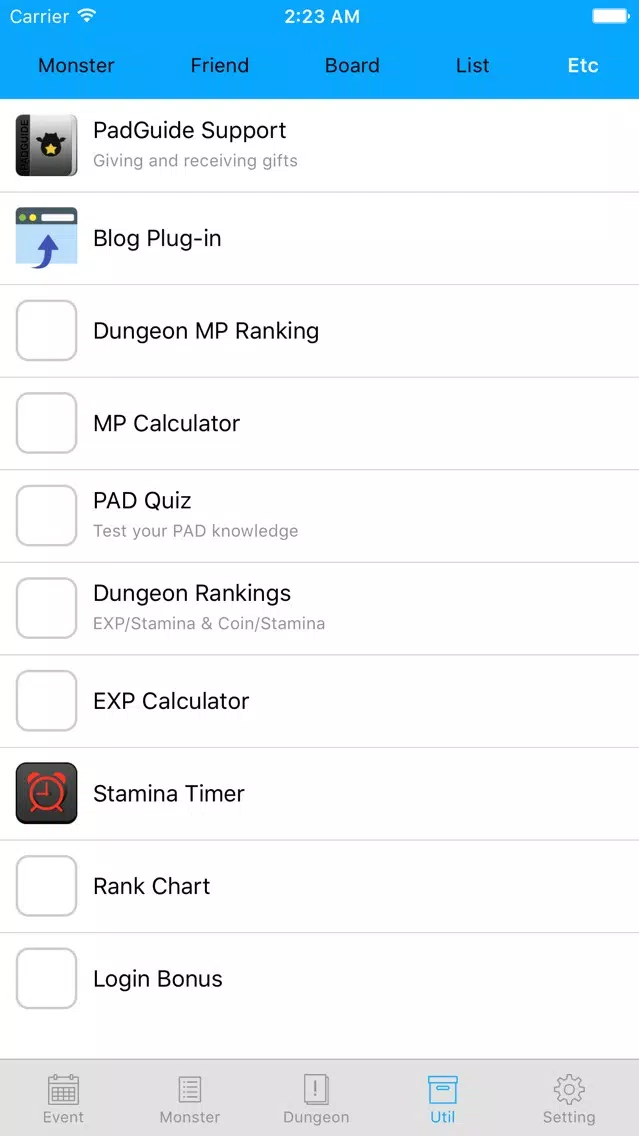 PadGuide for Puzzle & Dragons应用截图