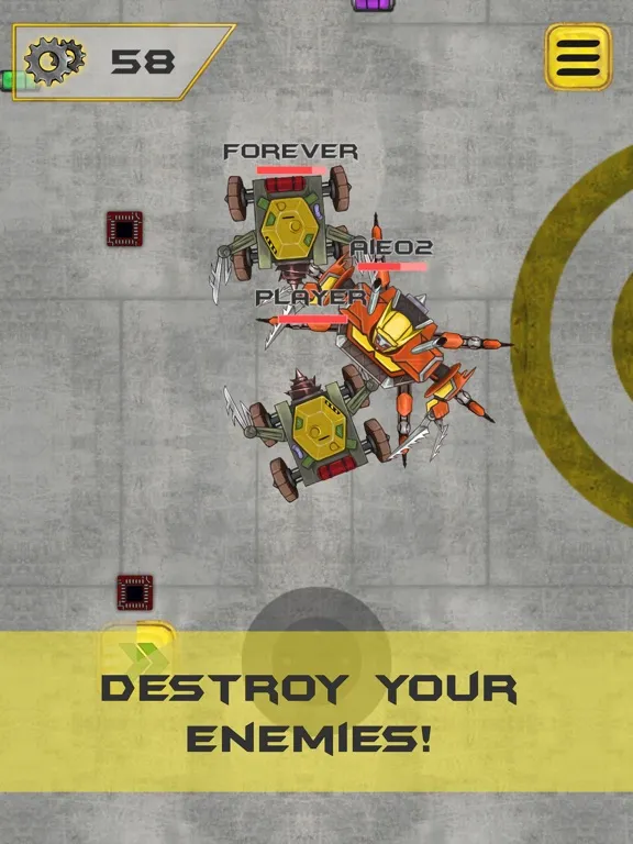 Screenshot di Clash of Transforming Robots iPad 