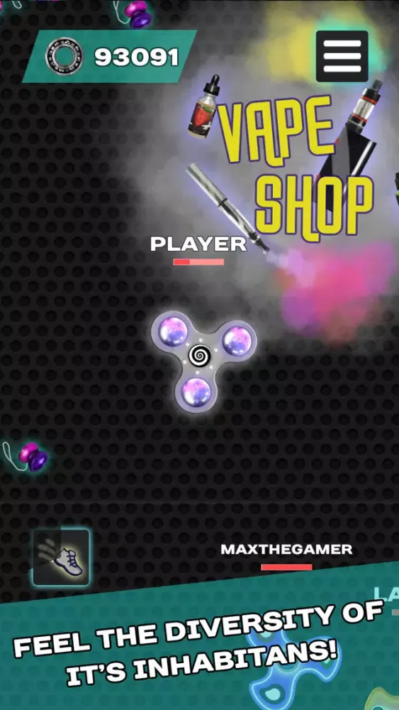 Zrzuty ekranu Spinner.io Hyper Battle