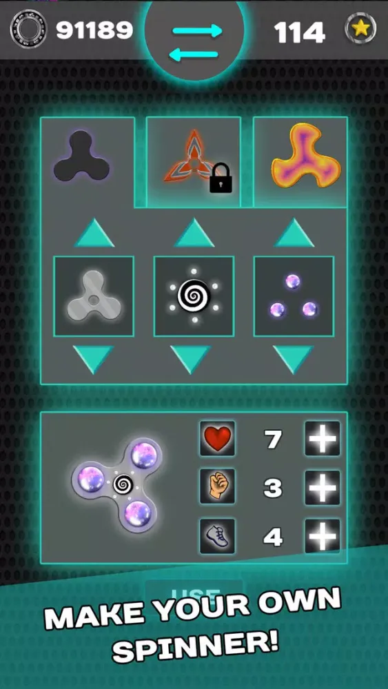 Zrzuty ekranu Spinner.io Hyper Battle