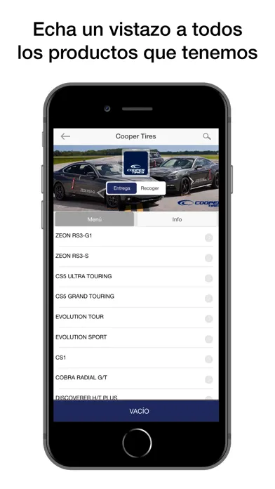 Cooper Tire LATAM سکرین شاٹس