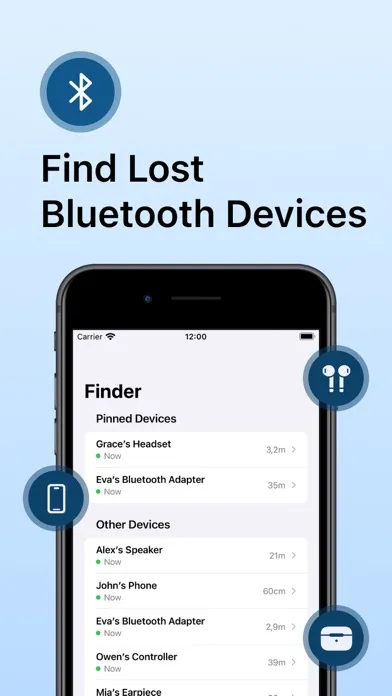 Captures d'écran de Find Lost Bluetooth: BTFind