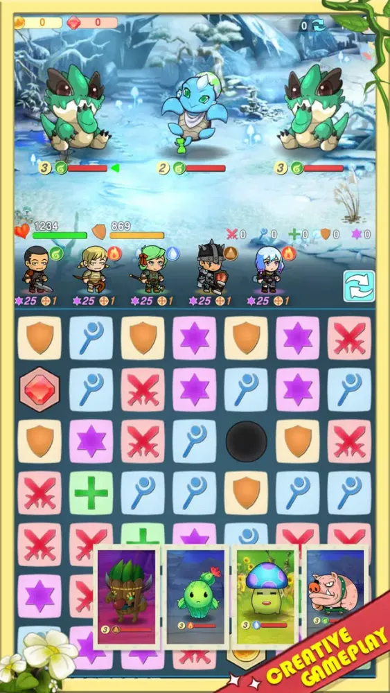 Captures d'écran de Fantastic Garden: Match Hero