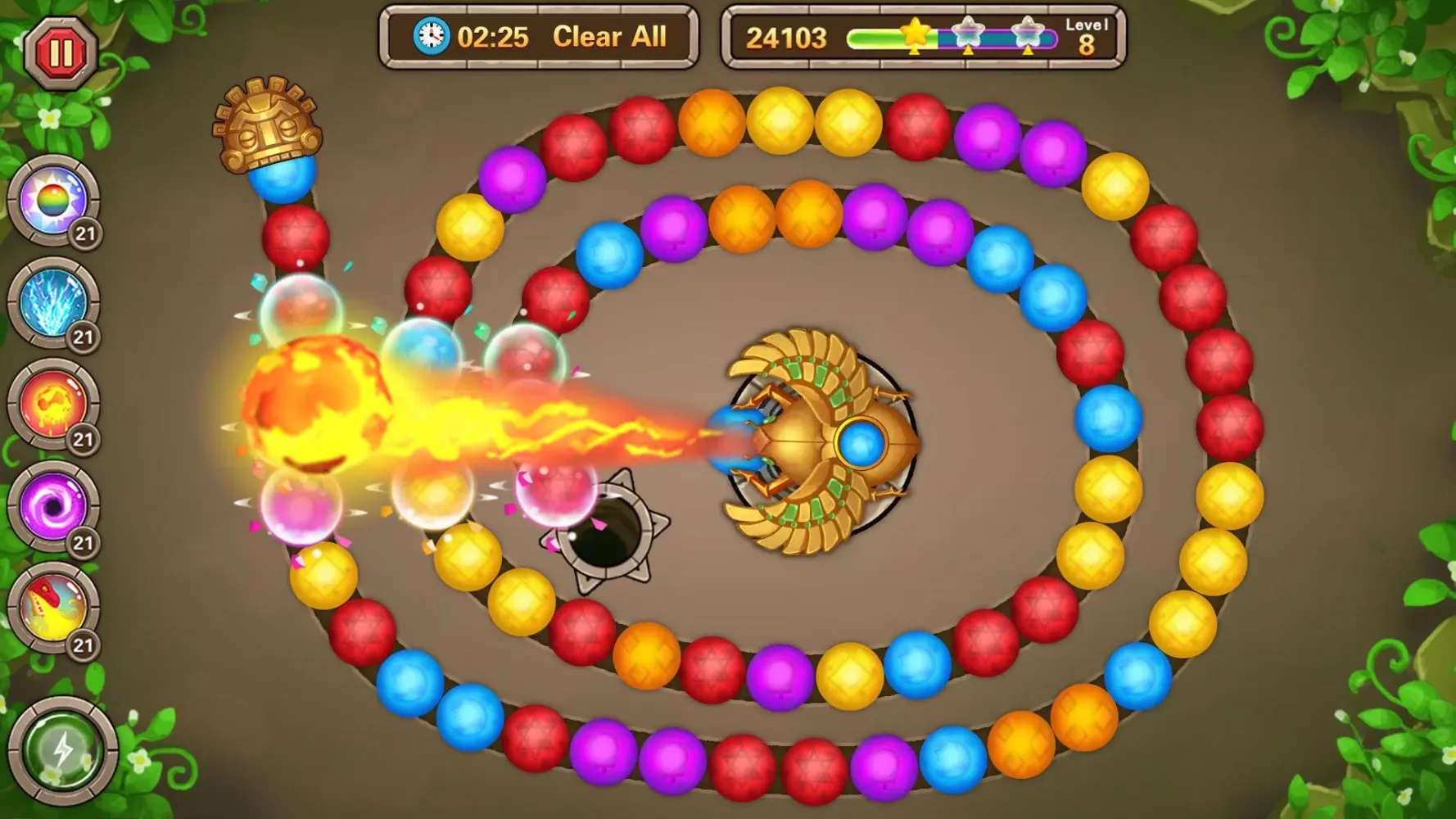 صور Jungle Marble Blast