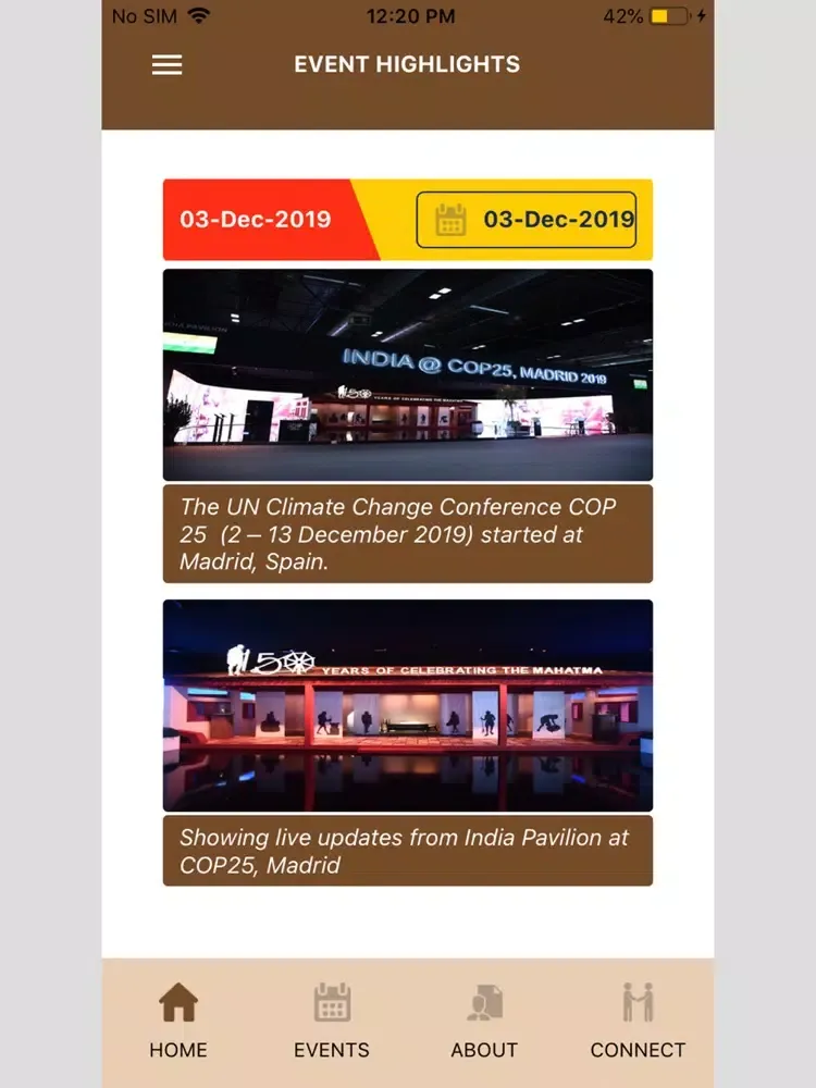 India @ COP25 iPad 应用截图