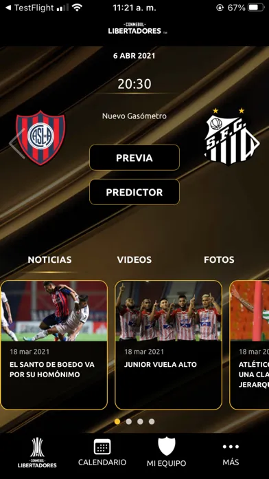 Screenshot di CONMEBOL Libertadores