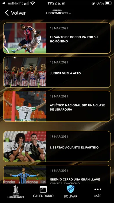 Screenshot di CONMEBOL Libertadores