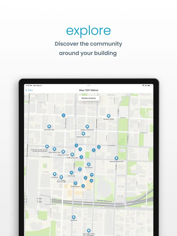 Copaken Brooks iPad  سکرین شاٹس