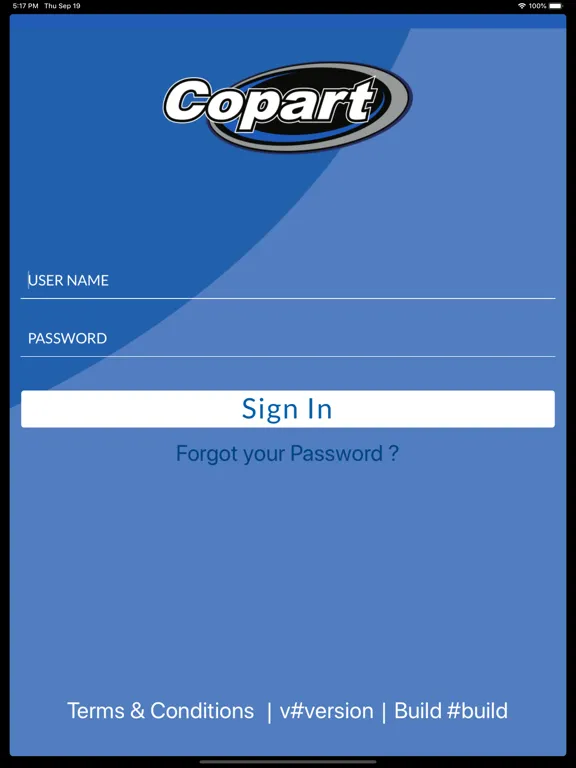 Copart - Seller Mobile iPad  스크린샷