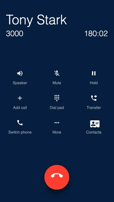 Tangkapan skrin CoPilot VoIP