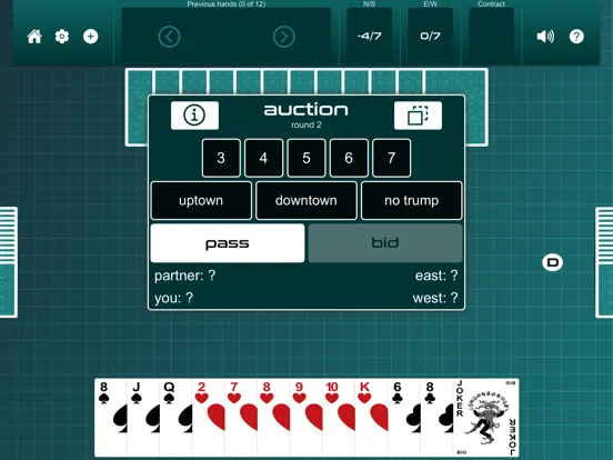 Скриншоты Classic Bid Whist iPad 