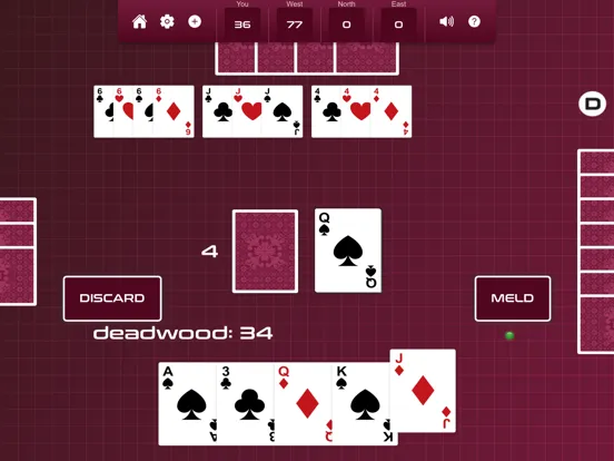 Captures d'écran de Classic Rummy! iPad 