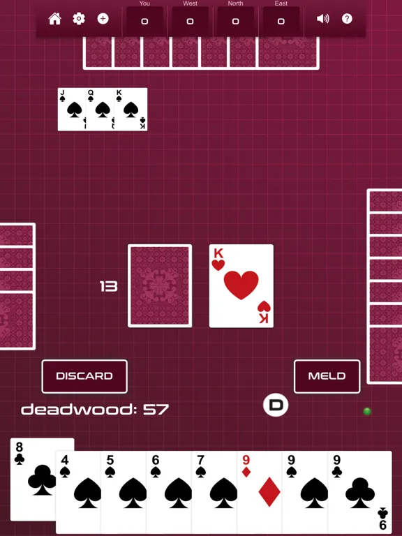 Captures d'écran de Classic Rummy! iPad 