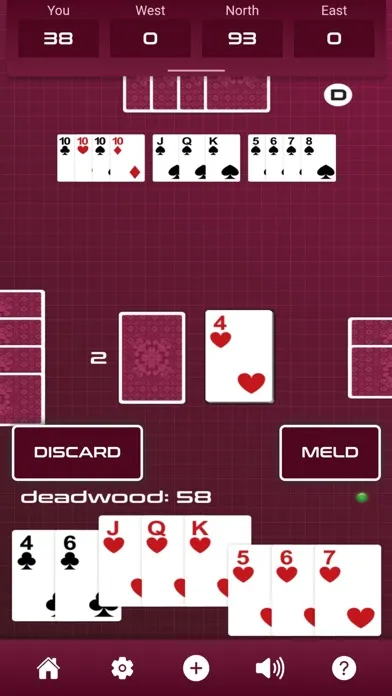 Captures d'écran de Classic Rummy!