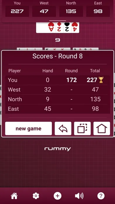 Captures d'écran de Classic Rummy!