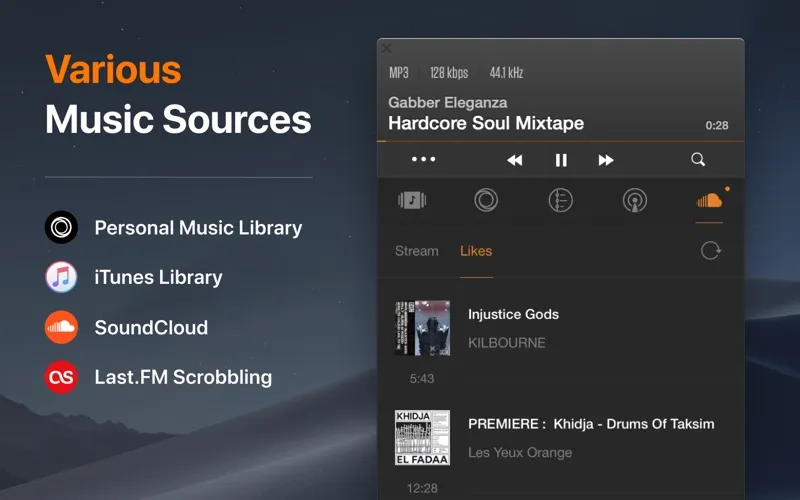 تصاویر VOX: MP3 & FLAC Music Player