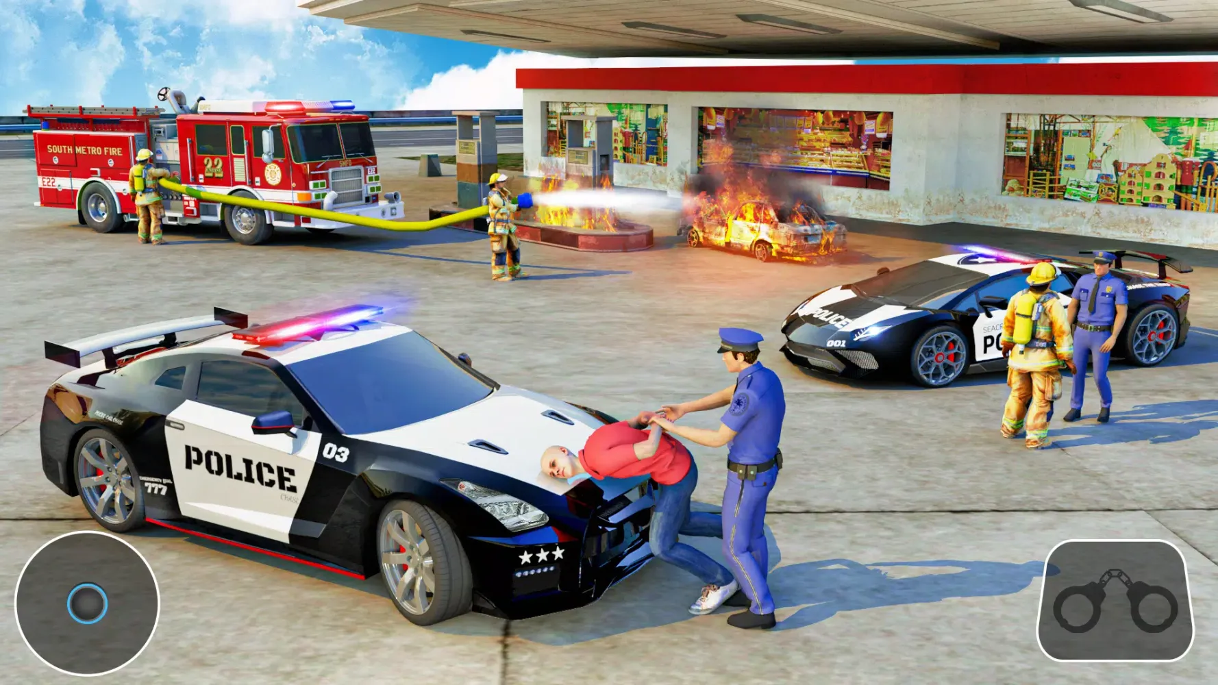Captures d'écran de Police Simulator: Cop Car Game