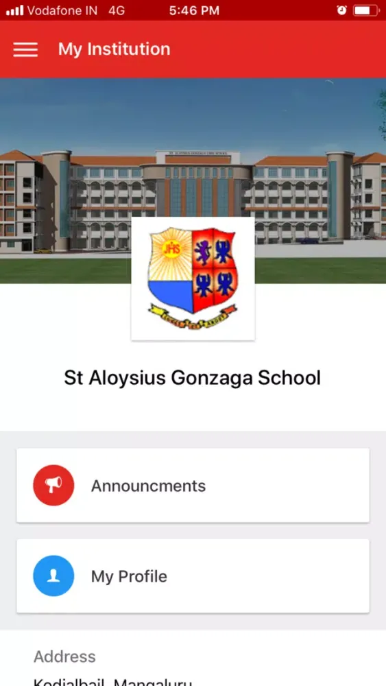 Tangkapan skrin St Aloysius Gonzaga School