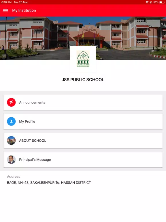 JSS Public School, Bage iPad  স্ক্রিনশট