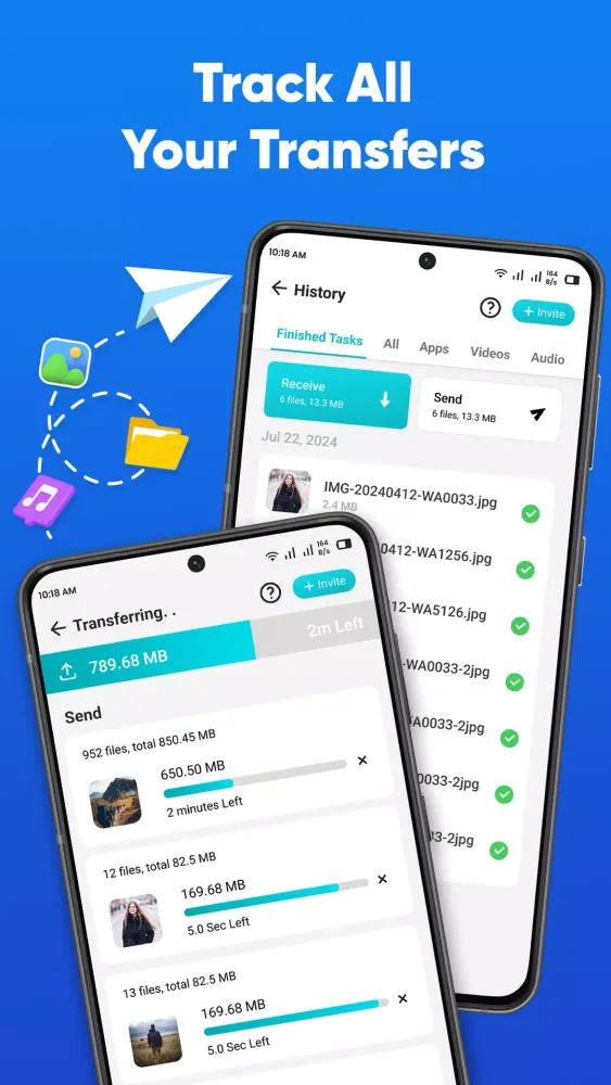 Smart Transfer: Copy My Data Screenshots