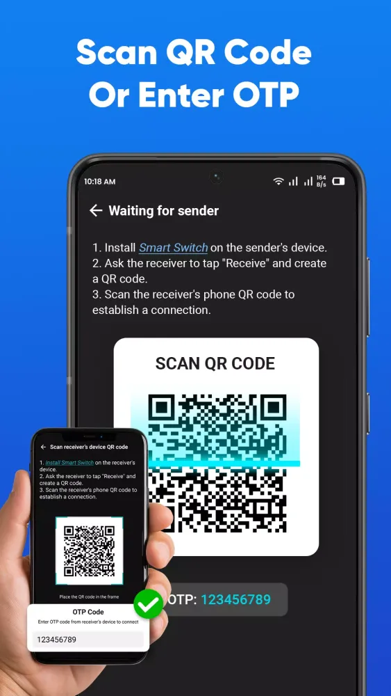 Smart Transfer: Copy My Data Screenshots