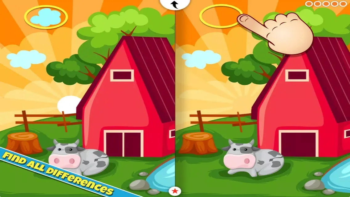 Zrzuty ekranu Animal Spot the Difference for Kids and Toddlers - Brain Training and Learning Game