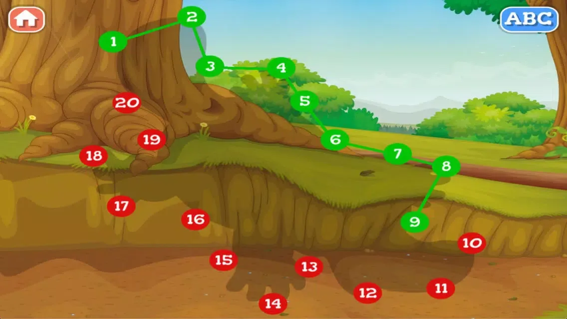 A Forest Dot To Dot for Kids and Toddlers Screenshots