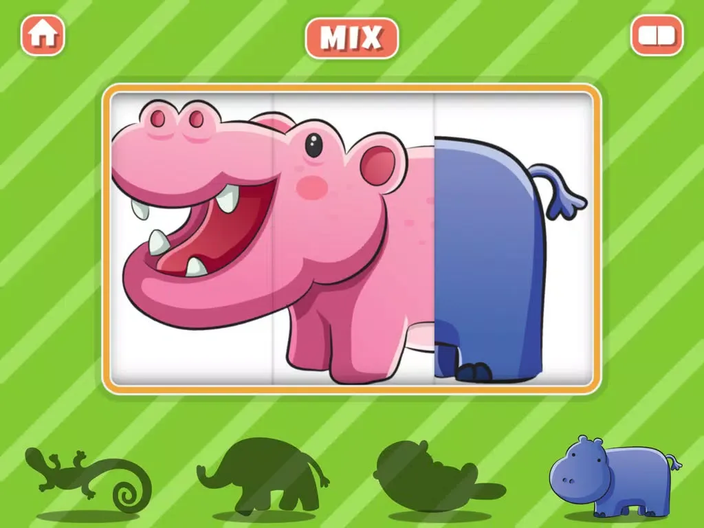 Animal Mix & Match and Shape Matching for Kids and Toddlers - Educational Learning Puzzle iPad  Ekran Görüntüleri