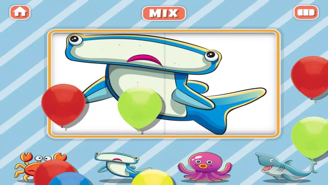 Animal Mix & Match and Shape Matching for Kids and Toddlers - Educational Learning Puzzle Ekran Görüntüleri