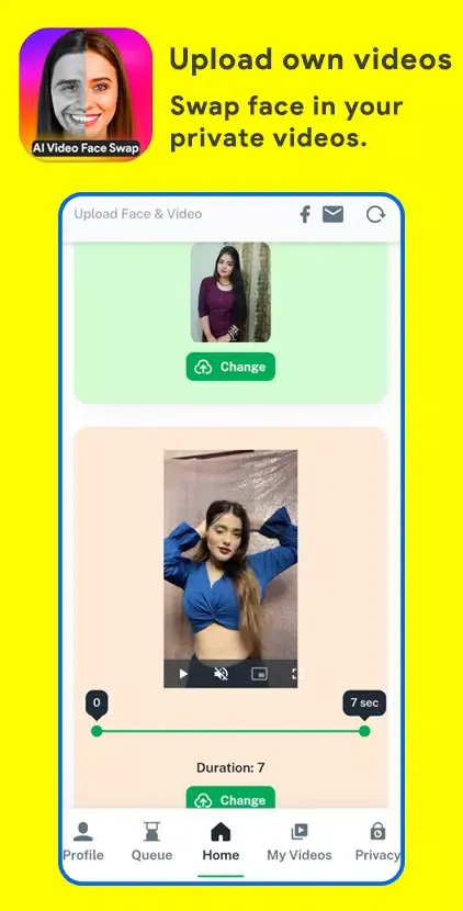 Face Swap AI Video Editor应用截图