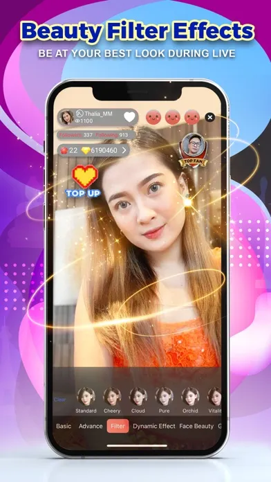 Ảnh chụp màn hình của Chums Live