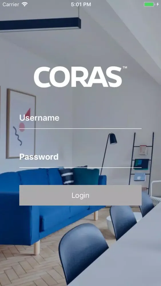 Tangkapan skrin Coras Mobile