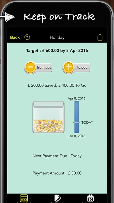 Savings Goals应用截图