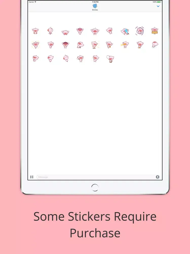 Piggy Animated Stickers iPad  স্ক্রিনশট