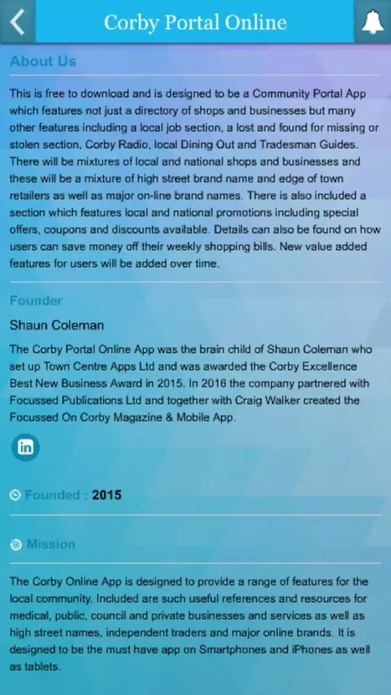 Corby Portal Online سکرین شاٹس