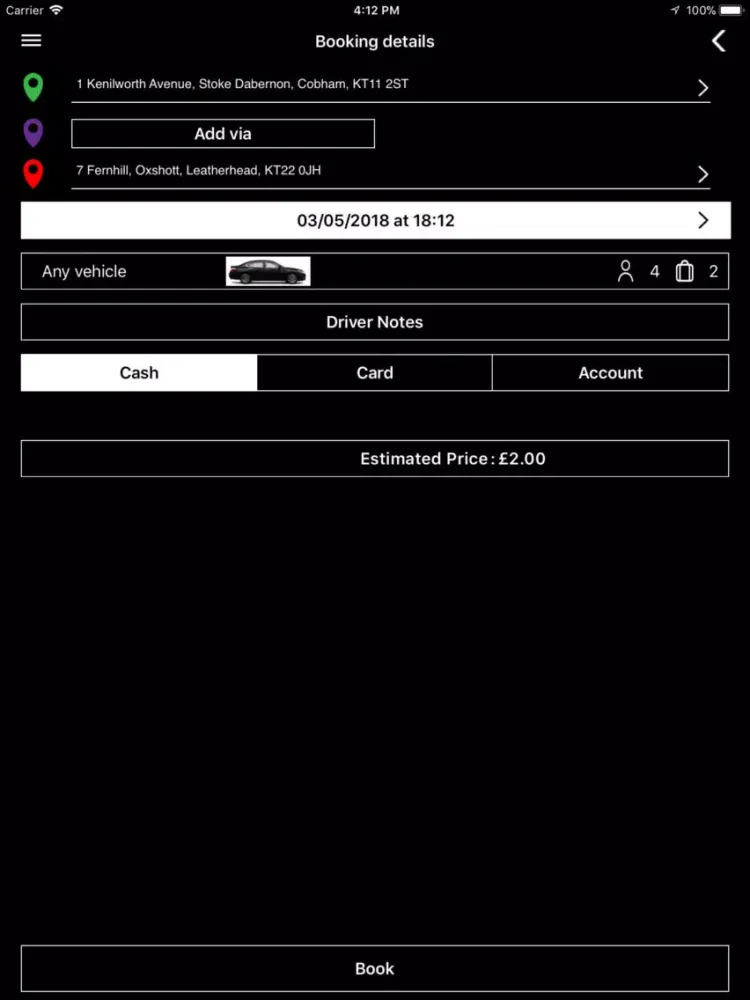 ภาพหน้าจอของ Boynton Cars iPad 