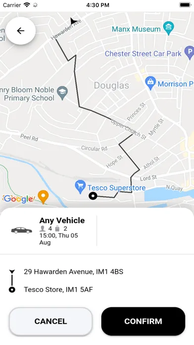 Elegance Taxi Isle of Man应用截图