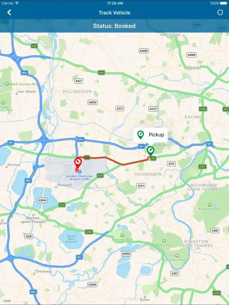 LHR Express Cars Limited iPad 應用截圖