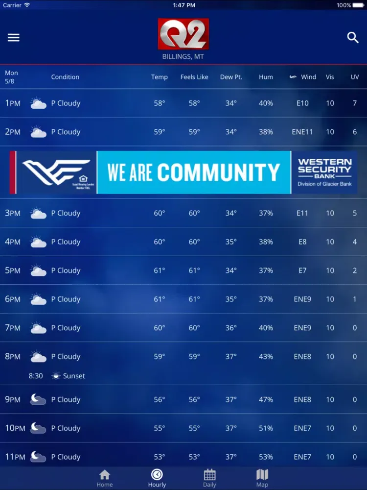 Q2 STORMTracker Weather App iPad  Screenshots