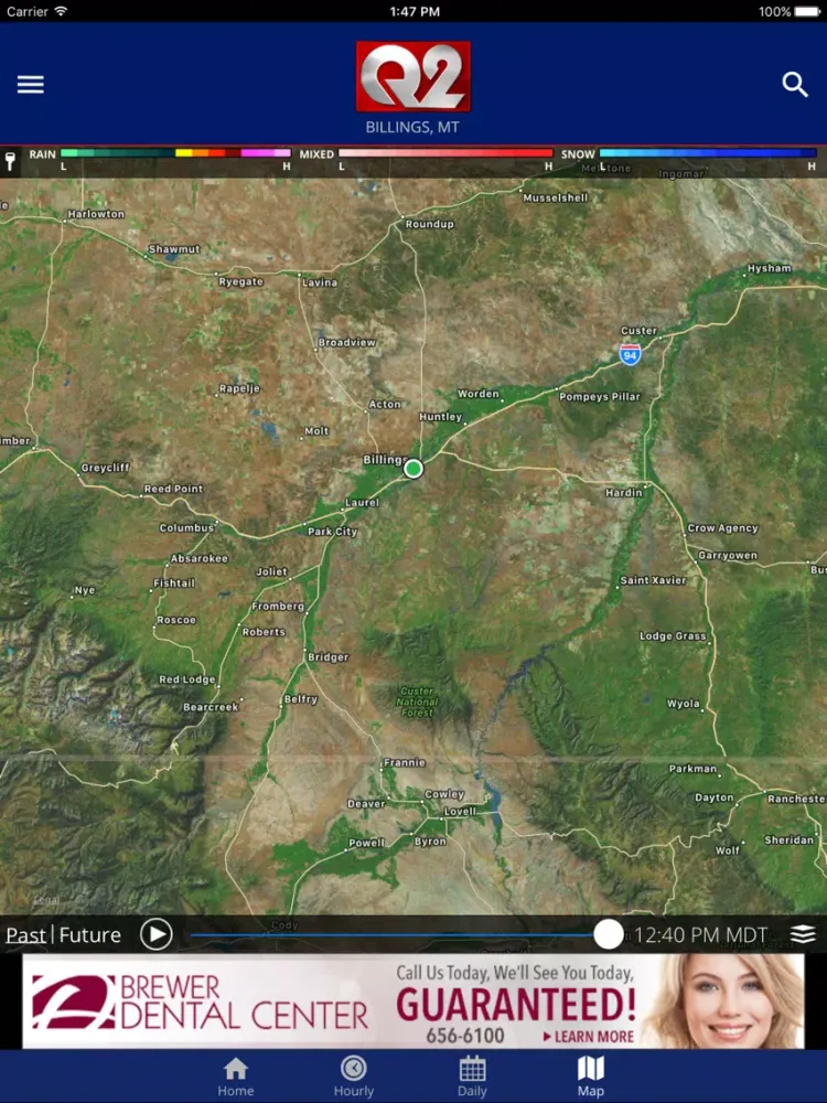 Q2 STORMTracker Weather App iPad  Screenshots