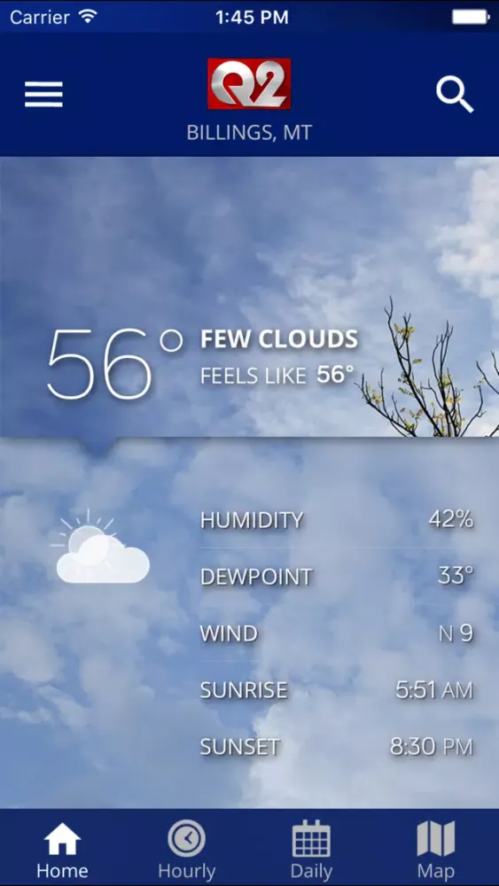 Q2 STORMTracker Weather App Screenshots