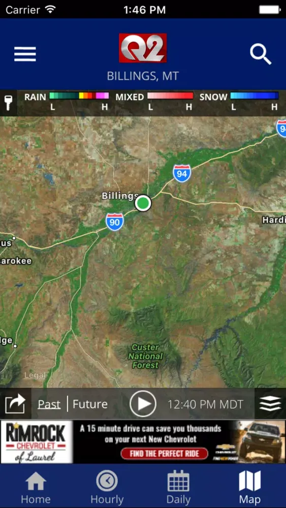 Q2 STORMTracker Weather App Screenshots