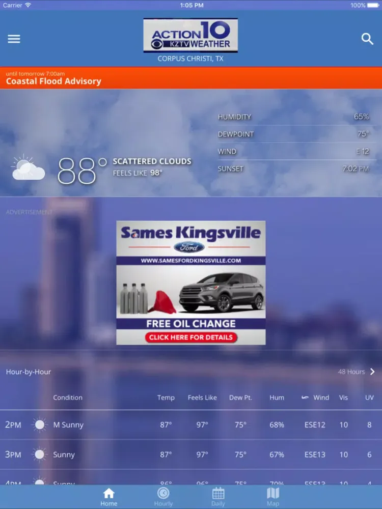 KZTV Weather iPad  স্ক্রিনশট