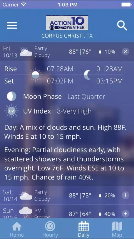KZTV Weather স্ক্রিনশট