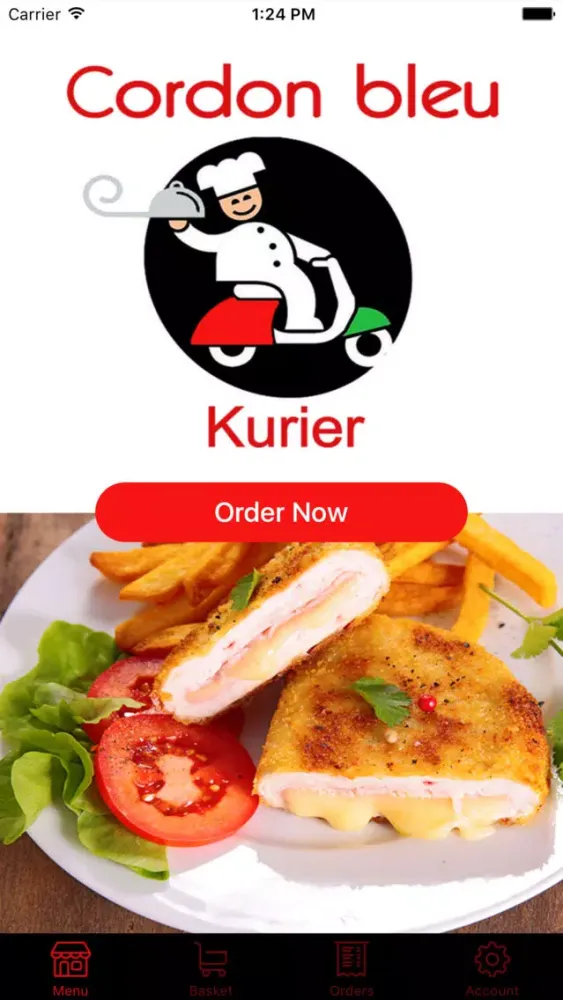 Tangkapan layar Cordon Bleu Kurier