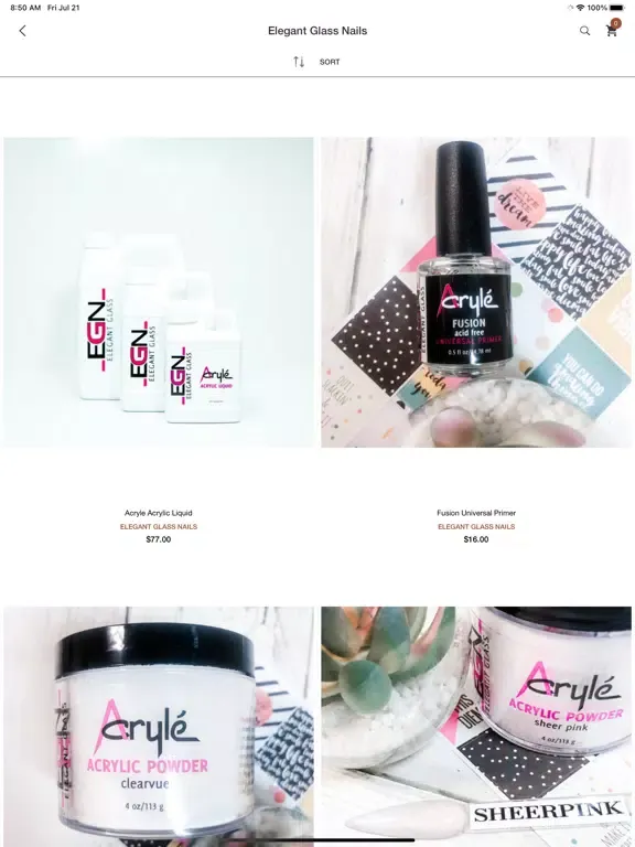Скриншоты Cordoza Nail Supply iPad 